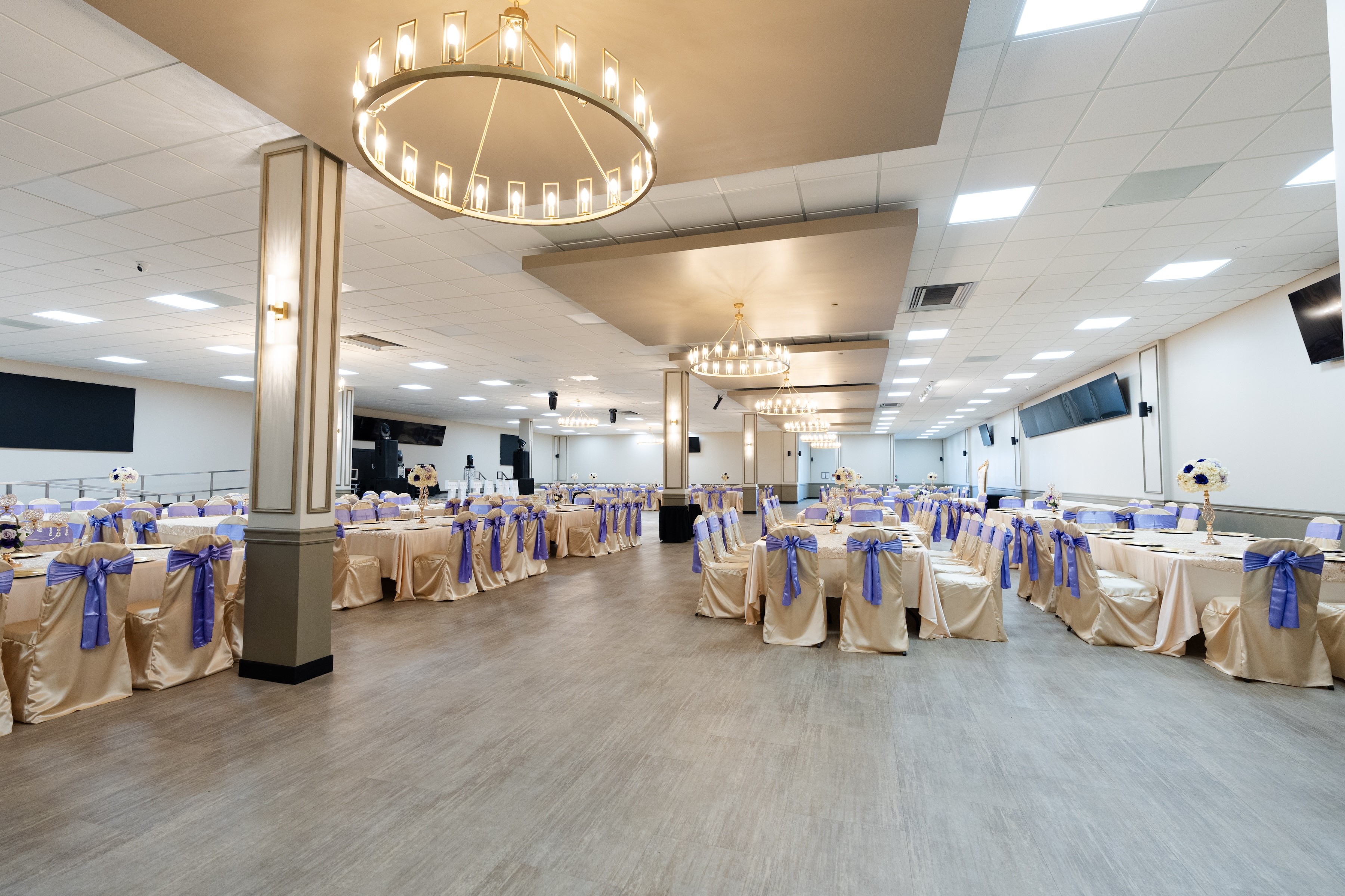 Golden Ballroom Decorated