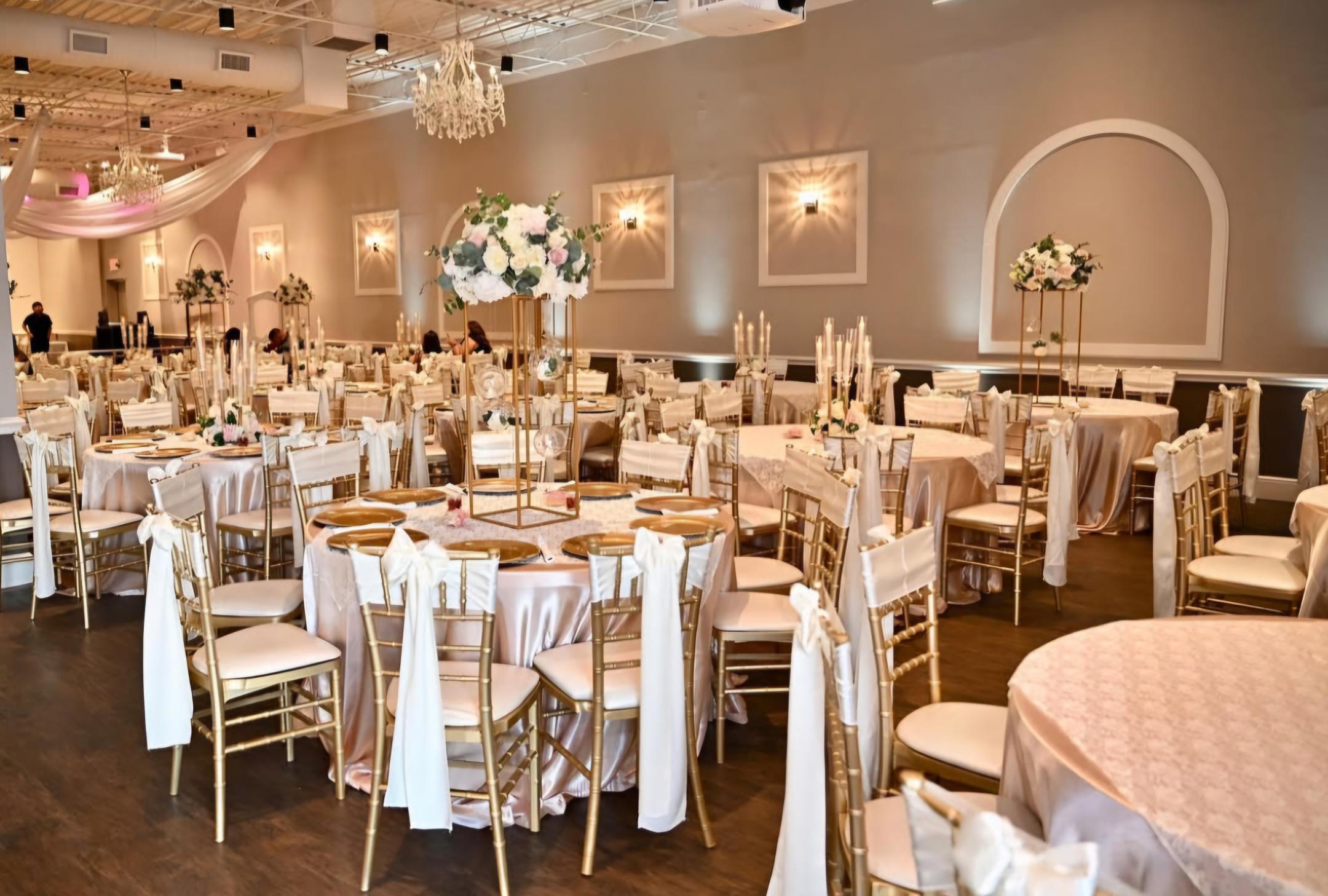 Quinceañera dance floor with LED lighting