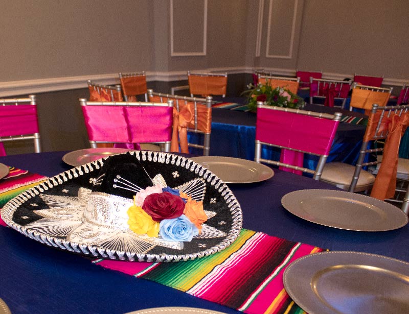 Ballroom in San Antonio Crown Jewel decorated with Charro Theme
